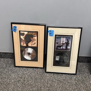 Signed John Hiatt albums