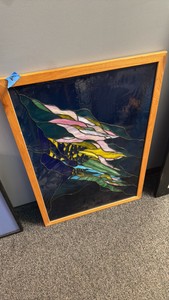 stained glass flowers