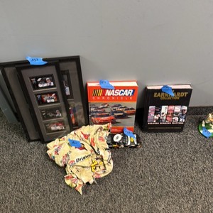 assorted NASCAR memorabilia