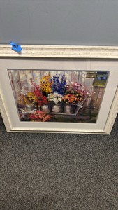 oil painting of flowers
