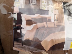 New in bag California King 7 piece bedding set