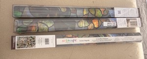 Stained Glass Peel and Stick Sheets set of 3