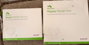 Mepilex Border Sacrum & Heel Wound Dressing Lot  20 Total Dressings