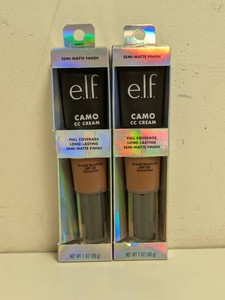 (2) NEW E.L.F. CAMO CC CREAM BROAD SPECTRUM SPF30 (-RICH 620 W-)