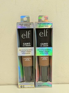 (2) NEW E.L.F. CAMO CC CREAM BROAD SPECTRUM SPF30 (-DEEP 540 N-)