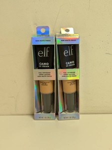 (2) NEW E.L.F. CAMO CC CREAM BROAD SPECTRUM SPF30 (-MEDIUM 355 W-)