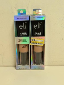 (2) NEW E.L.F. CAMO CC CREAM BROAD SPECTRUM SPF30 (-MEDIUM 375 N-)