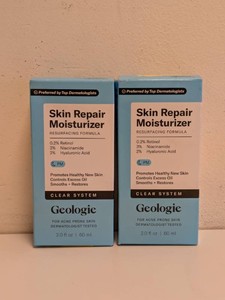 (2) NEW GEOLOGIE SKIN REPAIR MOISTURIZER