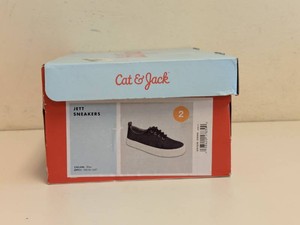CAT & JACK KIDS JETT SNEAKERS SIZE 2 BLUE