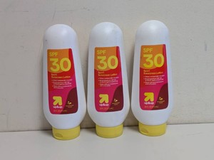 (3) NEW UP&UP SPORT SUNSCREEN LOTION SPF30