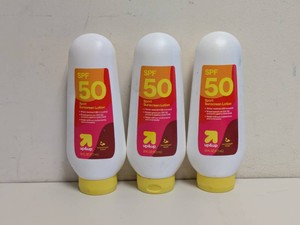 (3) NEW UP&UP SPORT SUNSCREEN LOTION SPF50