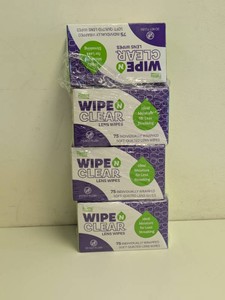 (4) FLENTS WIPE N CLEAR 75CT