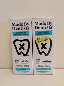 (2) NEW MADE BY DENTISTS FRESH MINT TOOTHPASTE