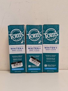 NEW TOMS PEPPERMINT TOOTHPASTE 3PK