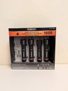 DURACELL DURABEAM ULTRA HYBRID LED FLASHLIGHTS 4PK