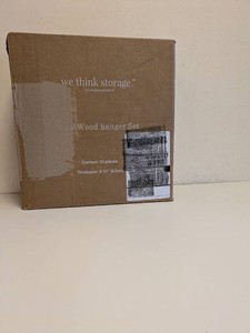 STORAGEWORKS WE THINK STORAGE WOOD HANGERS 30PK