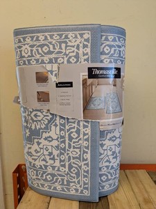 THOMASVILLE COMFORT MAT SET 2PC COMO IVORY BLUE