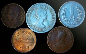 (5) Tougher Find World Coins