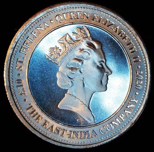 St. Helena (East India Co.) 110th oz .999 Silver Bullion Coin