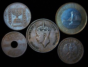 (5) Tougher Find World Coins