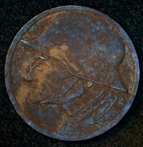 1918 Notgeld (Germany) 10 Pfennig Stadt Duren Iron WWI Emergency Coin