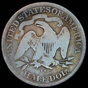 1877-CC Seated Half Dollar