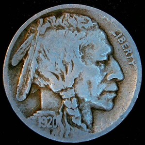Semi Key 1920-D Buffalo Nickel, Full Date
