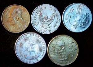 (5) Tougher Find World Coins