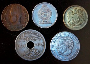 (5) Tougher World Coins