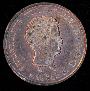 AU 1842 Denmark 15 Rigsbankskilling Christian VIII