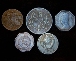 (5) Tougher World Coins