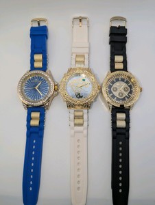 Montres Carlo Men's Watch Lot (3), Working, New Batteries
