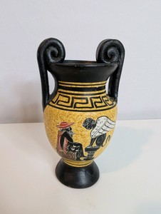 Amphora Hand-painted Greek vase