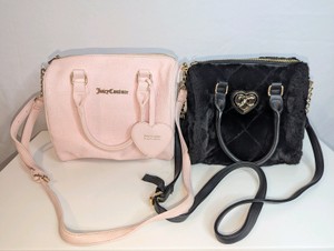 Juicy Couture Set of Handbags Purses, UsedLets Get Cozy, Fame Satchel