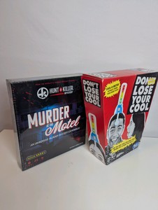 New in Box Board Party Games Murder at the Motel, Dont Lose Your Cool