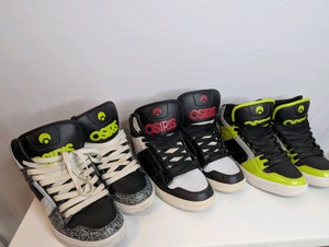 (3) Osiris Skating Shoes, Size 10.5Pre-owned