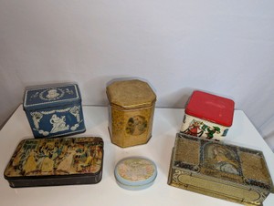 Collection of Various Vintage Tins,6