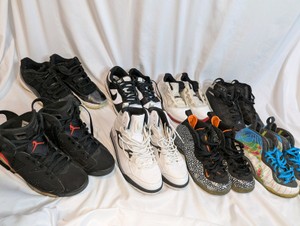 Collection of Size 8 Mens Nike Shoes, Various Conditions