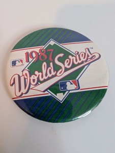 Vintage 1987 World Series commemorative pin