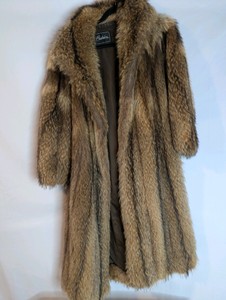 Vintage Full Length Raccoon Fur Coat, Cedrics