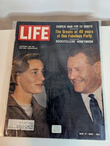 May 17, 1963, issue of LIFE Magazine featuring Governor Nelson Rockefeller and his wife Margaretta Happy Rockefeller