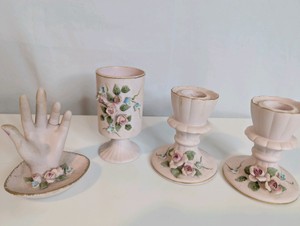 Vintage Rose Lefton China Set
