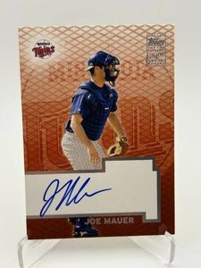 2002 Topps Signature Series Joe Mauer Autograph Card Rare Twins Collectible