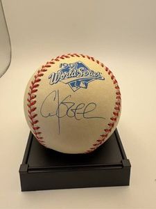Chuck Knoblauch Autographed 1991 World Series Baseball RARE SIGNATURE ON A HISTORIC BASEBALL