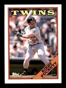 1988 Topps - Kirby Puckett #120 Minnesota Twins Legend Hall of Fame