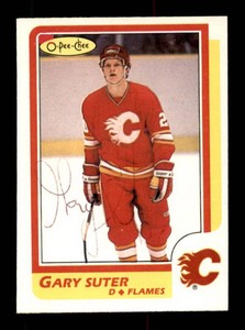 1986-87 O-Pee-Chee - Gary Suter #189 (RC) Rookie Card