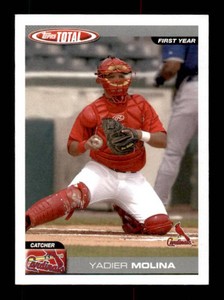2004 Topps Total Yadier Molina #786 Rookie Card