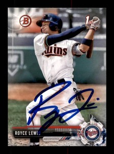 2017 1st Bowman Royce Lewis On-Card Autograph