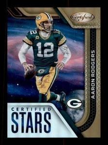 2022 Panini Certified - Certified Stars Aaron Rodgers #CS-7 Mirror Bronze 249