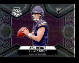 2024 Mosaic NFL Debut J.J. McCarthy Rookie Card